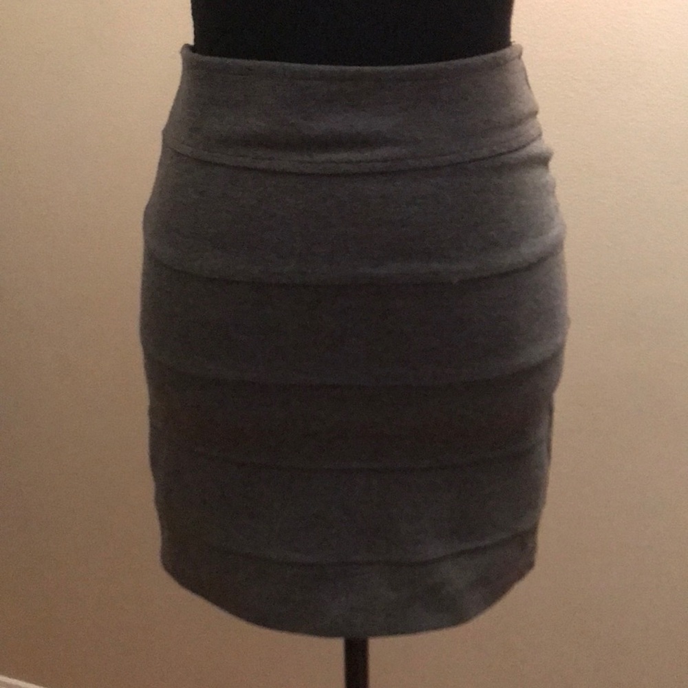 Dark Gray Mini Skirt - S/P